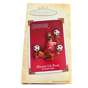 Hallmark Keepsake Scooby-Doo heads up soccer ornament
